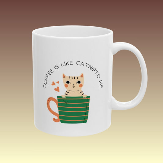 Catnip Coffee Mug - Coffee Purrfection