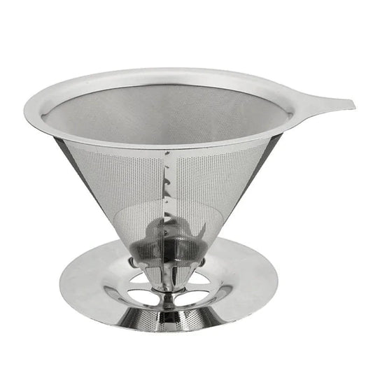 Double Layer Stainless Steel Coffee Filter - Coffee Purrfection