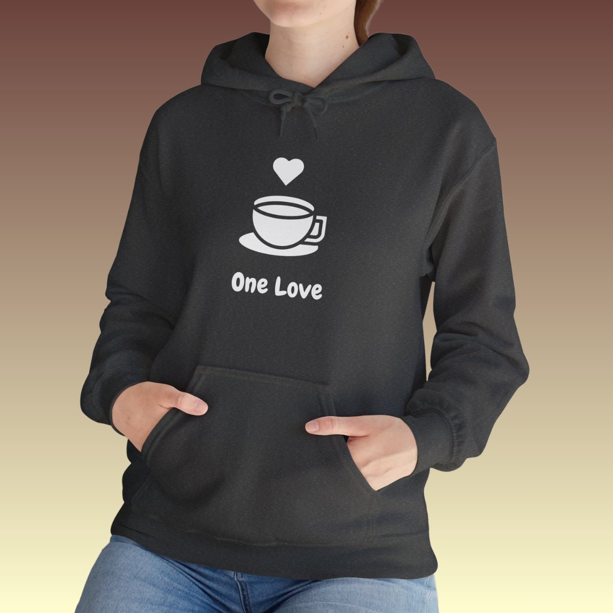 One Love Coffee Hoodie - Coffee Purrfection
