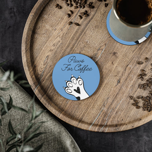 Paws For Coffee Coaster Set - Coffee Purrfection