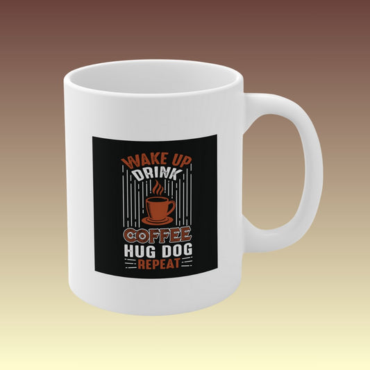 Wake Up Drink Coffee Mug - aunz - Coffee Purrfection