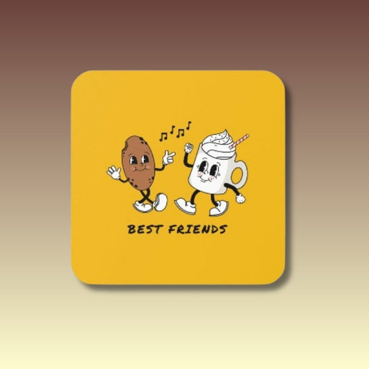 Best Friends Coffee Coaster - Coffee Purrfection