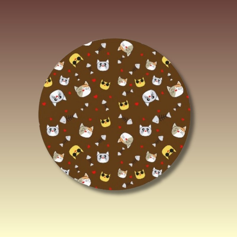 Cat Mania Coffee Coaster - Coffee Purrfection