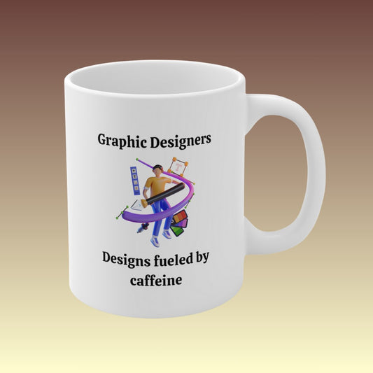 Graphic Designers Theme Coffee Mug - Coffee Purrfection