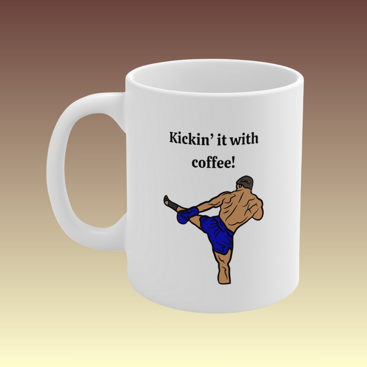 Kickboxing Theme Coffee Mug - Coffee Purrfection