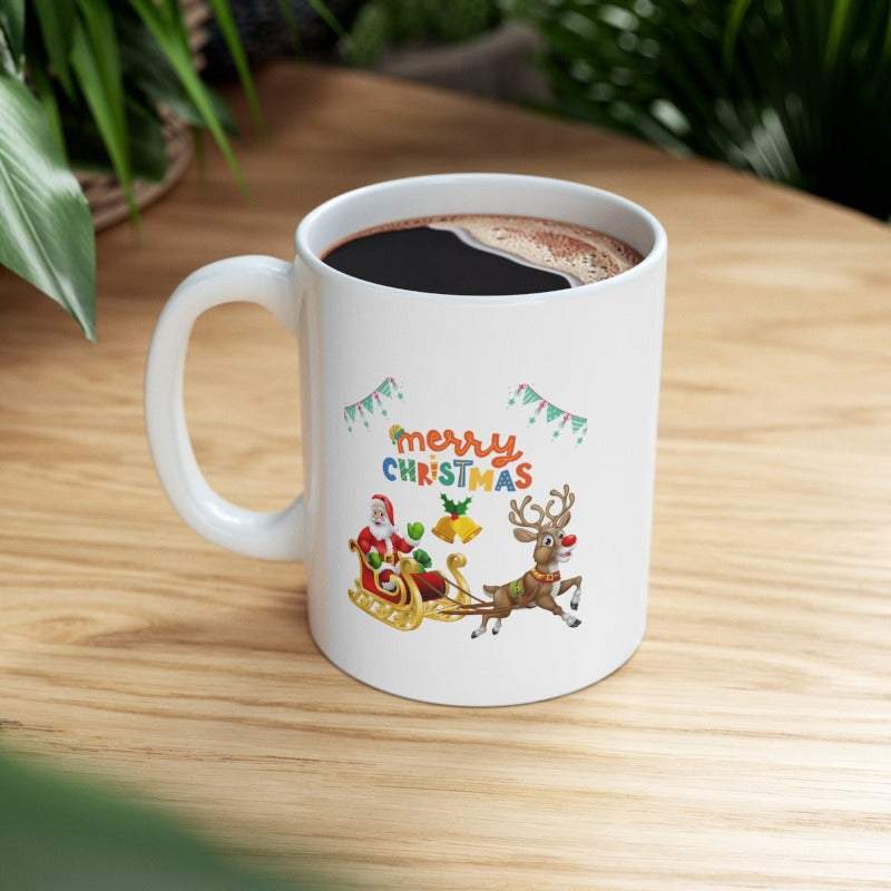 Merry Christmas Mug - Coffee Purrfection