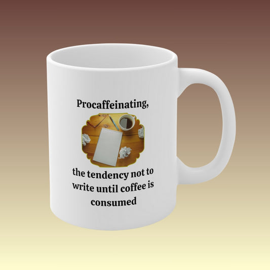 Procaffeinating Coffee Mug - Coffee Purrfection