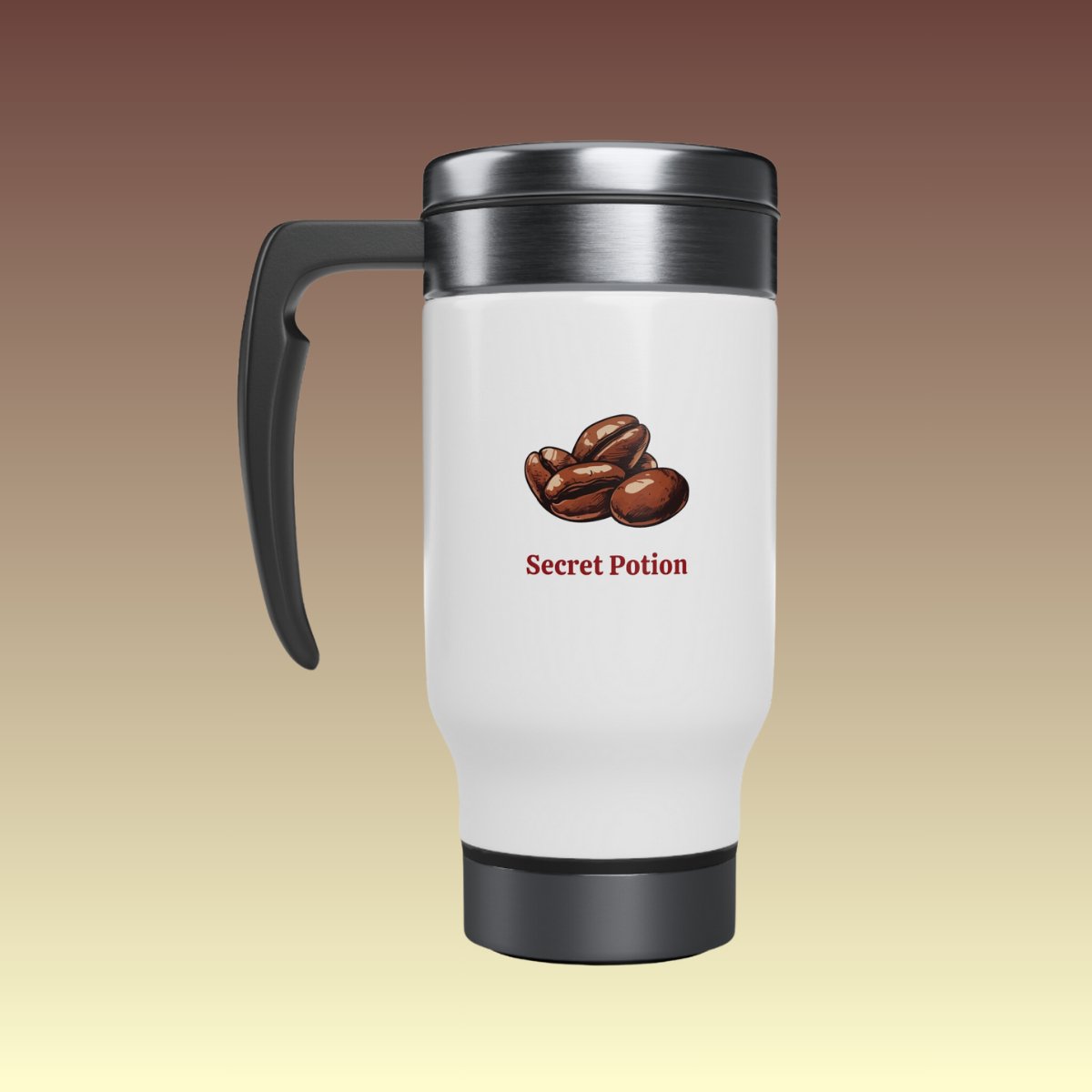 Secret Potion Stainless Steel Travel Mug - Coffee Purrfection