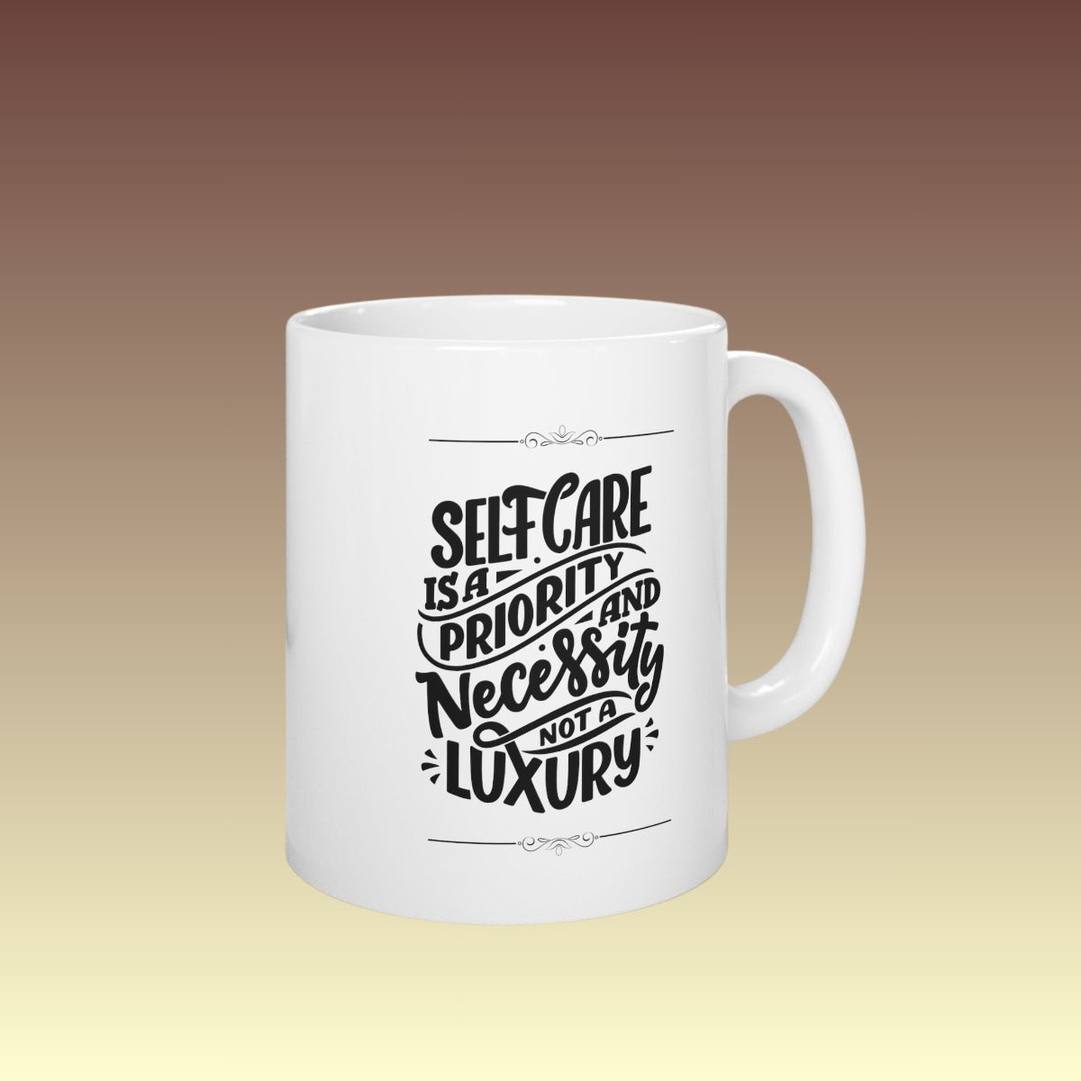 Self Care Quote Coffee Mug - Coffee Purrfection
