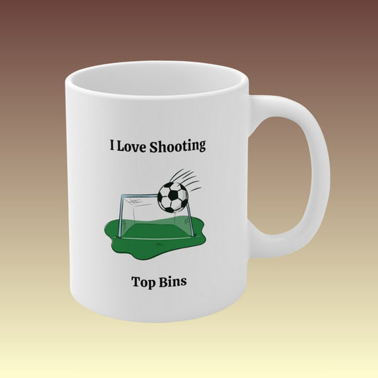 Top Bins Football Coffee Mug - Coffee Purrfection