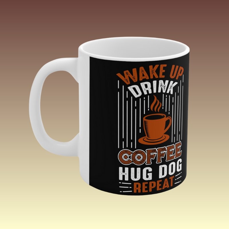 Wake Up Drink Coffee Mug - Coffee Purrfection