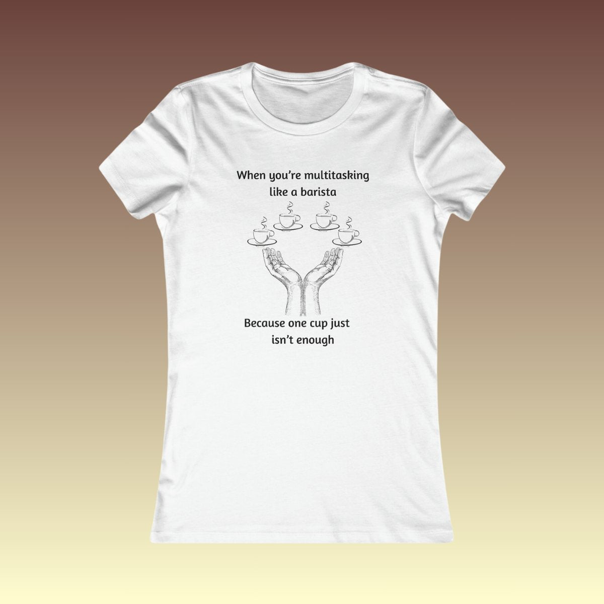 Women's Never Enough Coffee Tee - Coffee Purrfection